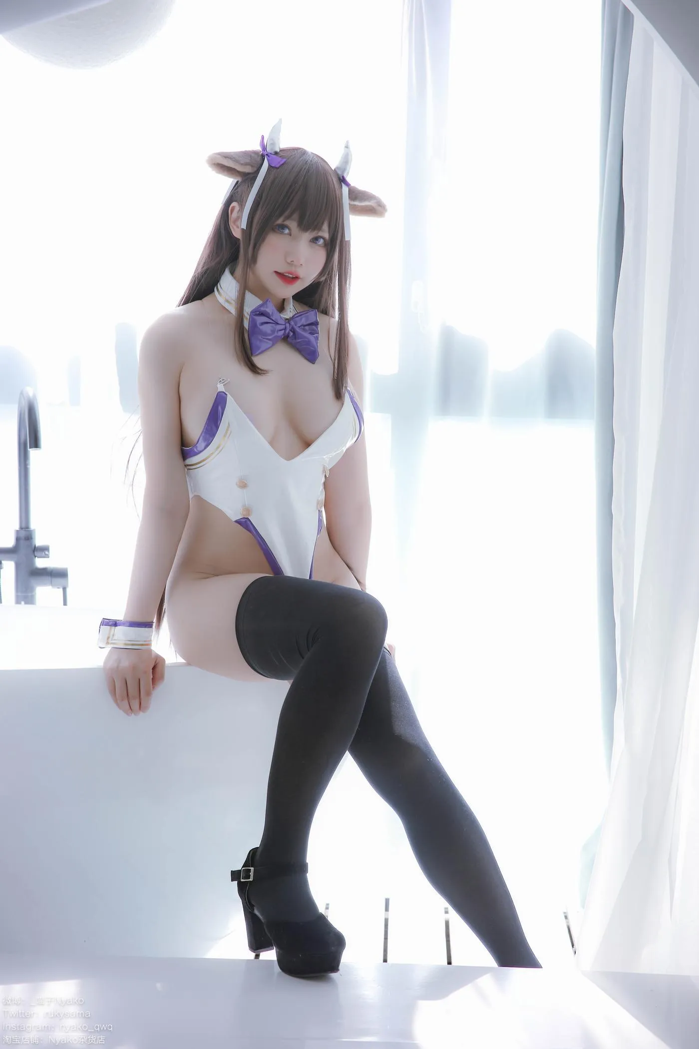 Nyako喵子 – NO.50 樫野本 牛牛赌场女郎 [78P]插图9